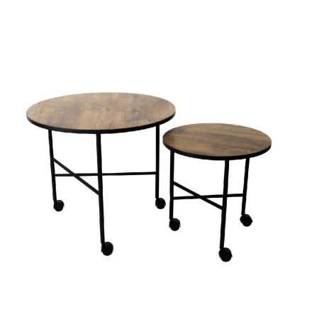 Uvnitř jsou brzdová kolečka. Trojúhelníkový způsob podepření je pohodlnější pro přemisťování a skladování s bočním stolkem. Neváhejte nás kontaktovat.Slicethinnerlze vytvořit různé styly odkládacích stolků do stylu, který lze použít jako odkládací stolek.